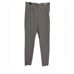 Zara Houndstooth Cropped Pants